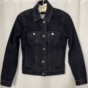 Abercrombie & Fitch Black Jean Jacket